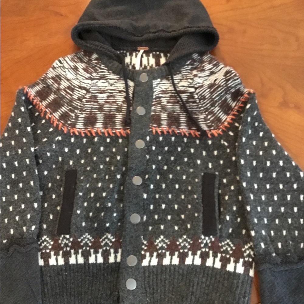 Free People Sweater with Hood